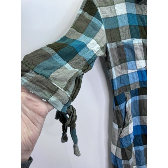 Conrado Women's Button Front Plaid Shirt Dress Size XS - Picture 4 of 6